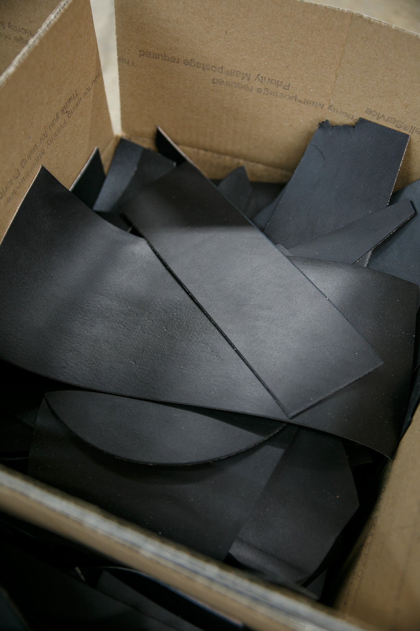 Large Box Leather Scraps (4.5/5oz)