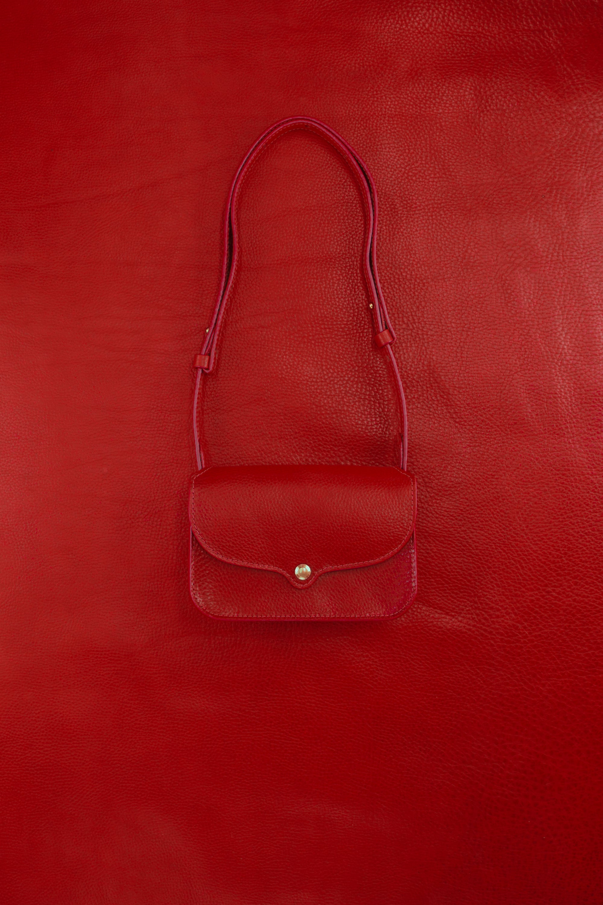 Lined Maeve Crossbody: Limited Run: Red Pre-Order