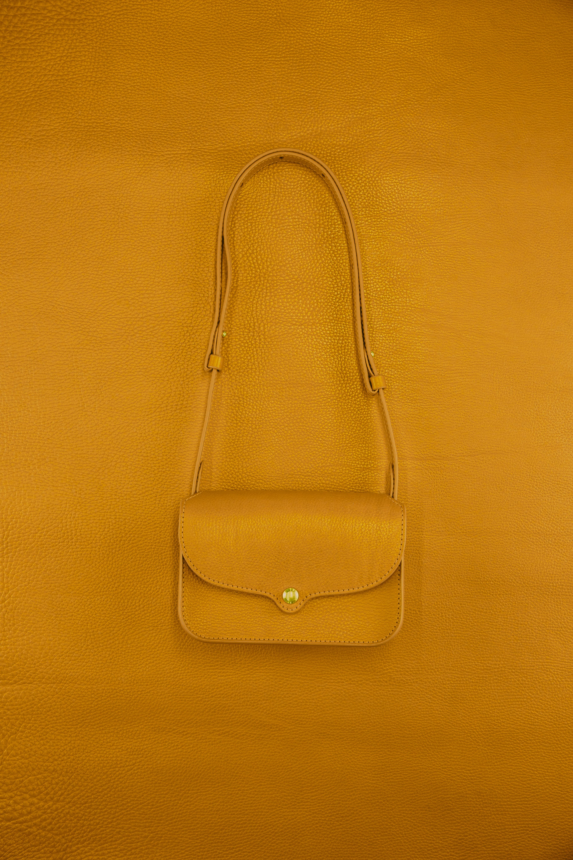 Lined Maeve Crossbody: Goldenrod