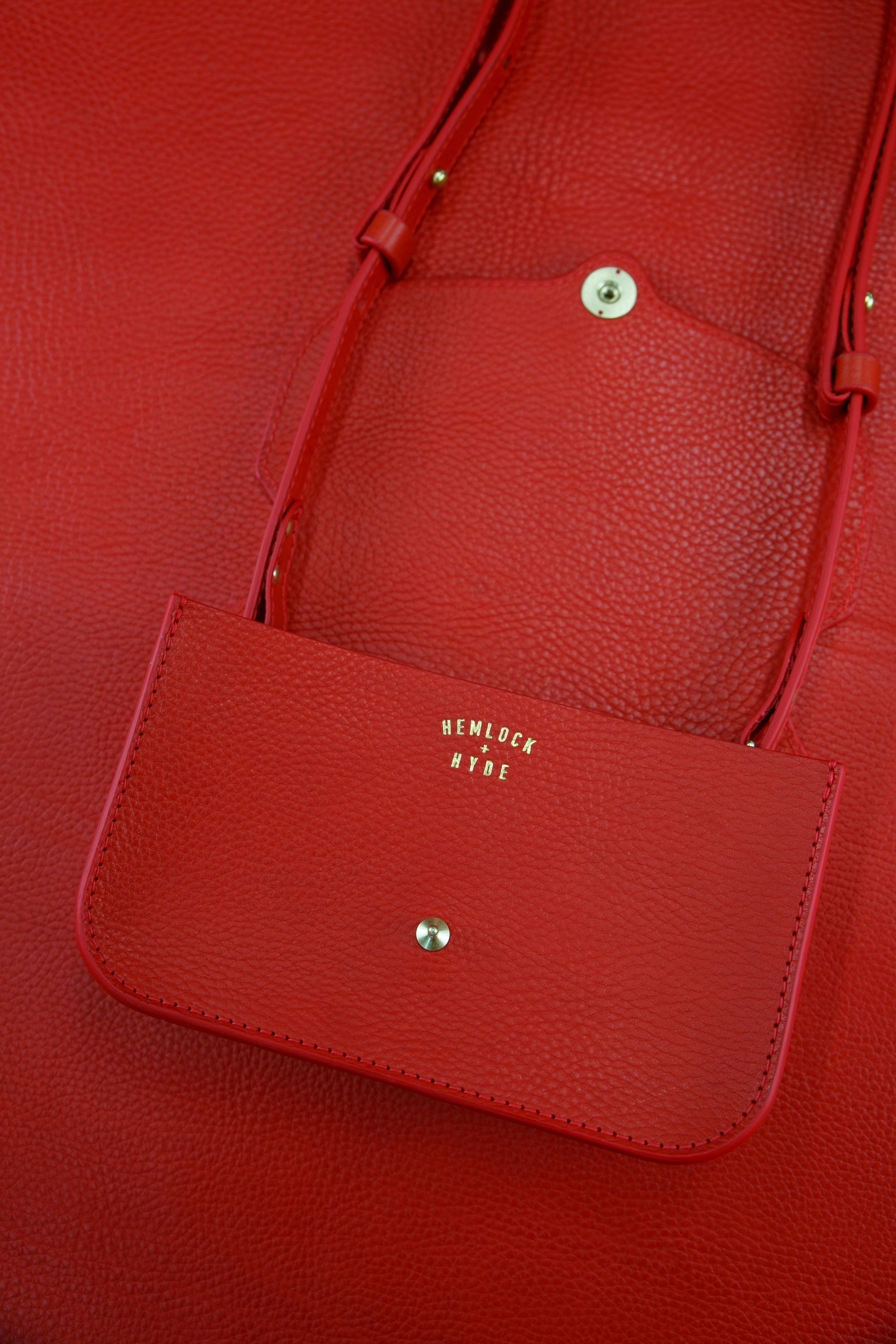 Lined Maeve Crossbody: Limited Run: Red Pre-Order