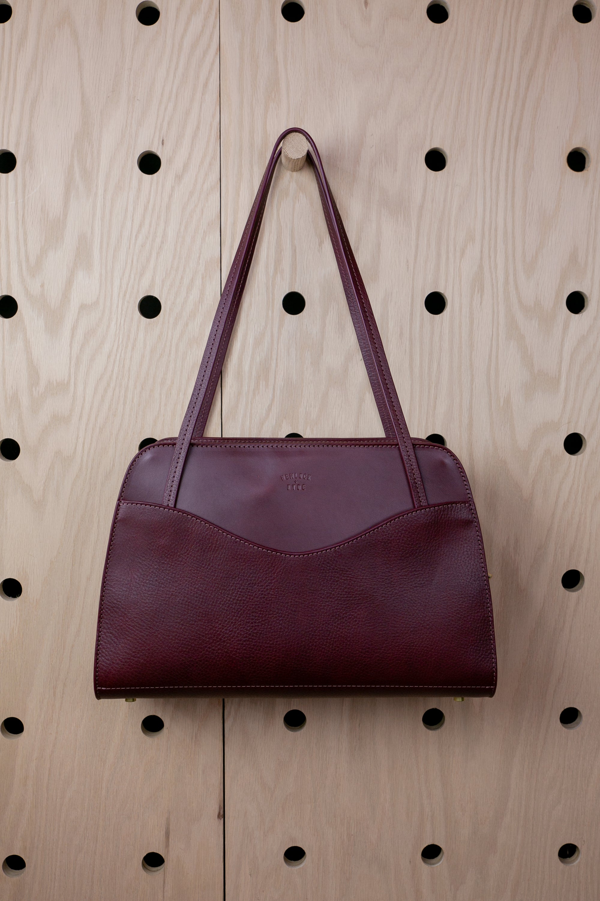 Berkeley Day Bag: Burgundy: Prototype