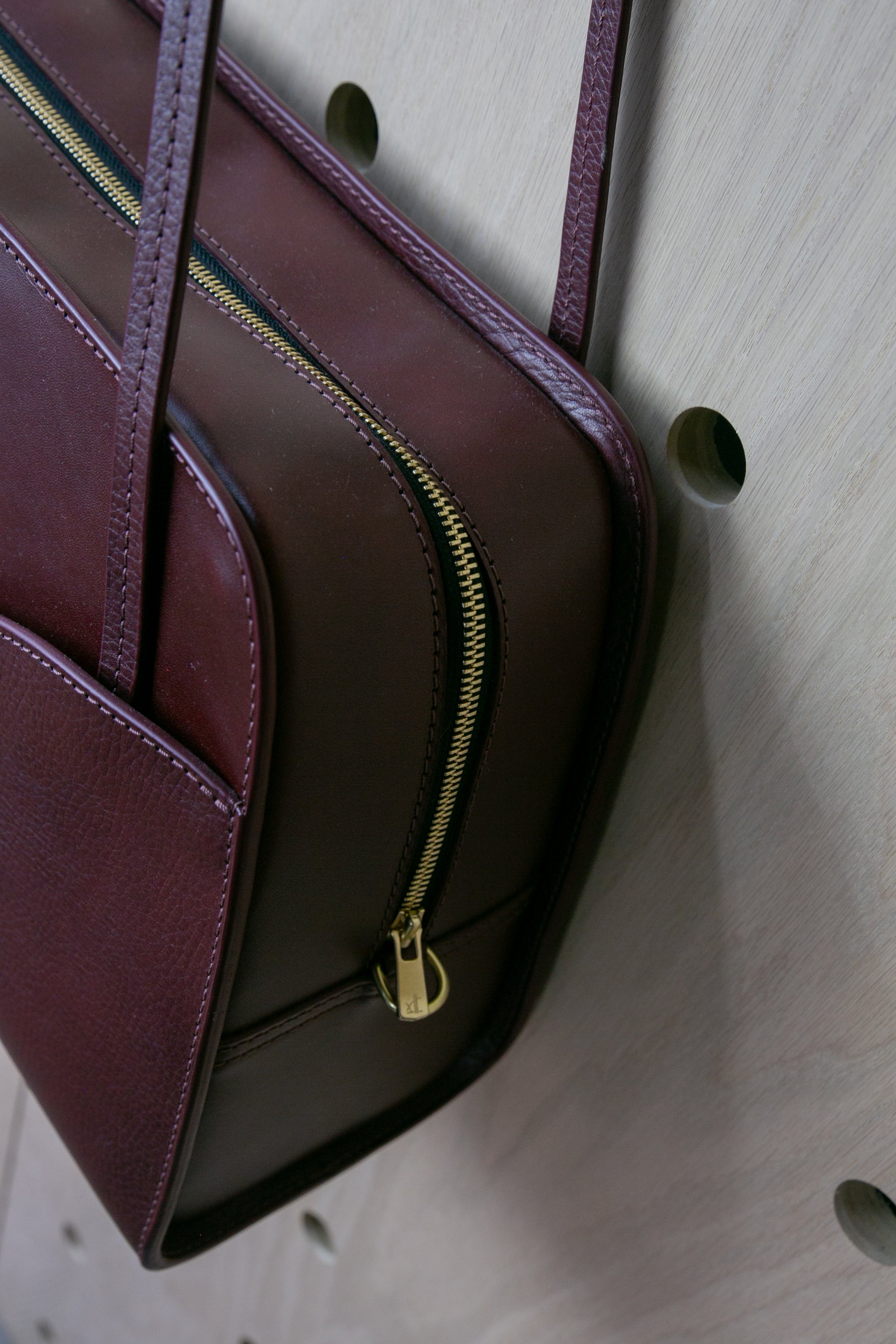 Berkeley Day Bag: Burgundy: Prototype