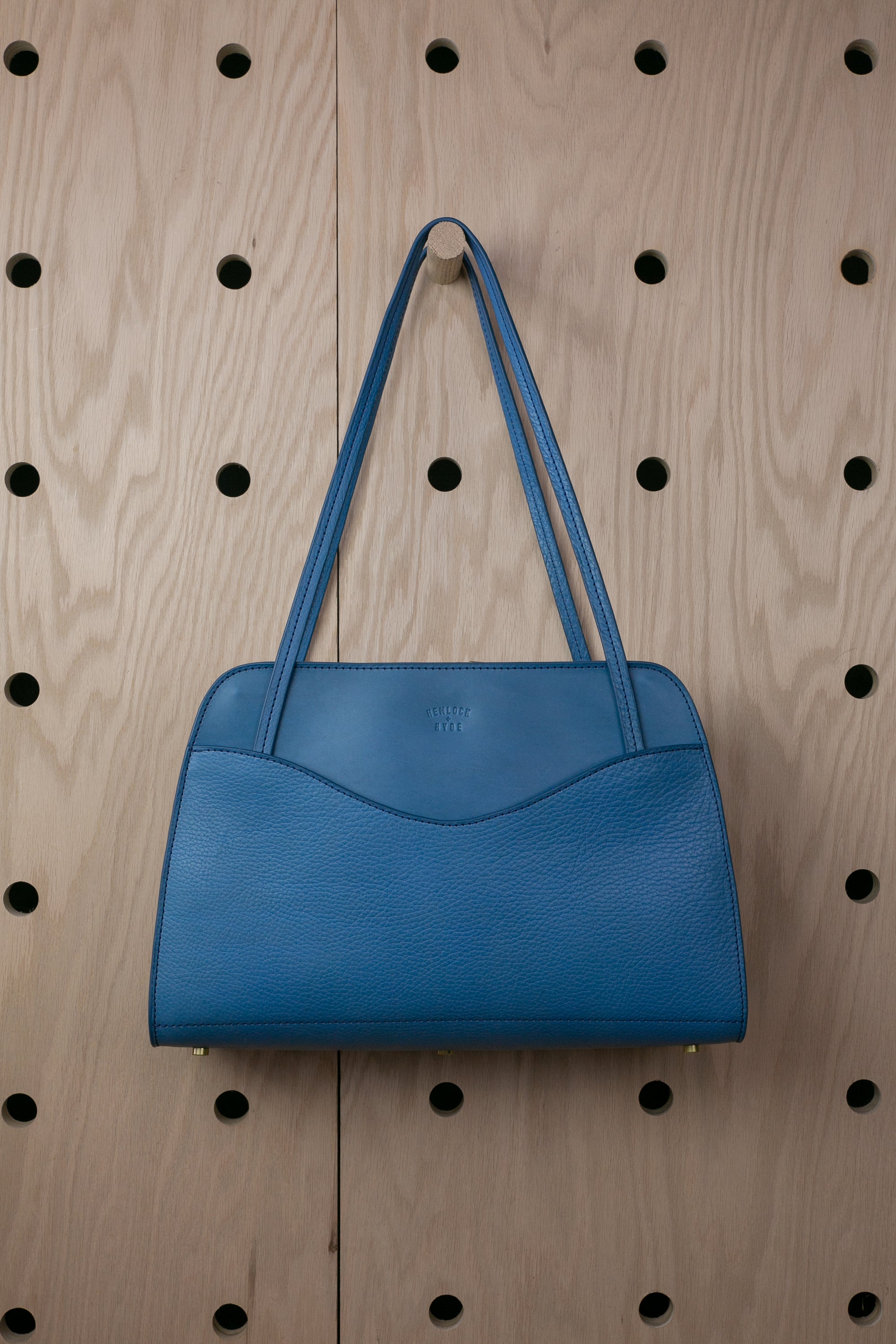 Berkeley Day Bag: Cerulean: Monogram Mistake