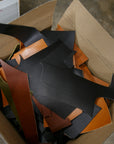 Large Box Leather Scraps (4.5/5oz)